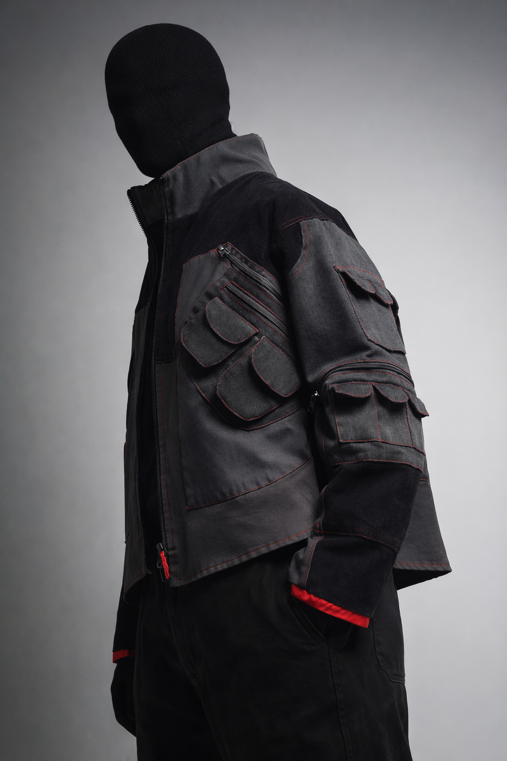 TACTIC UTILITY JACKET - NOIR