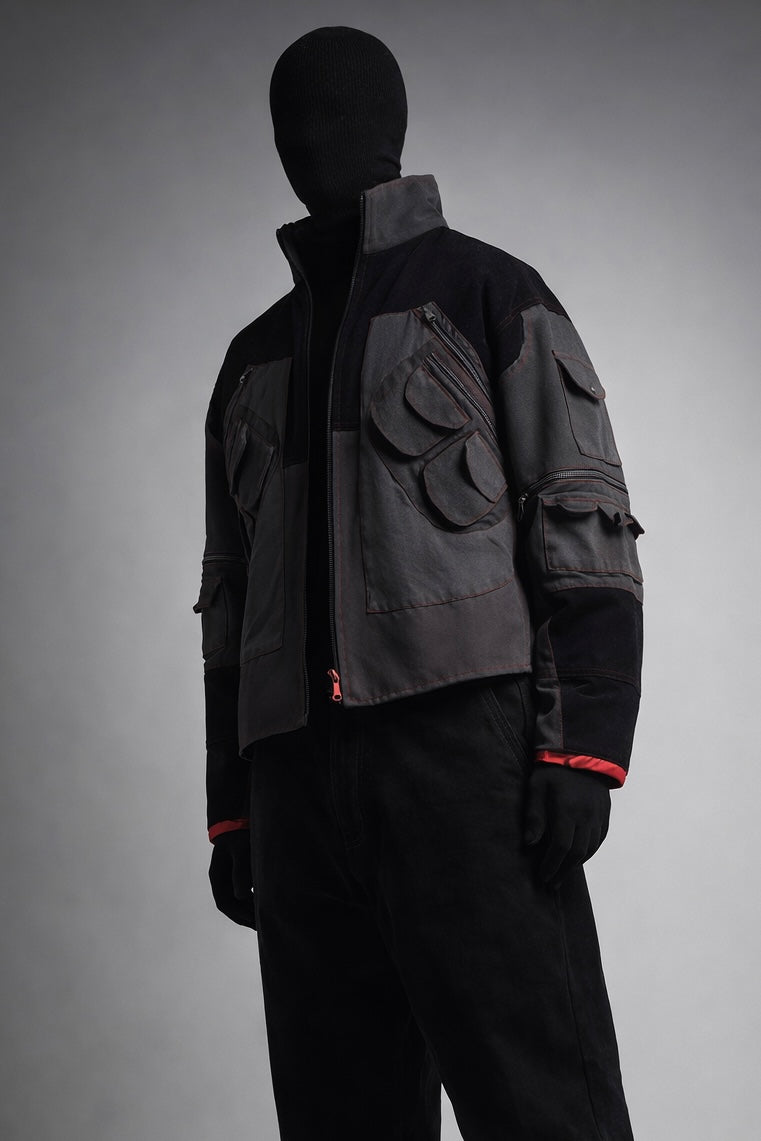 TACTIC UTILITY JACKET - NOIR